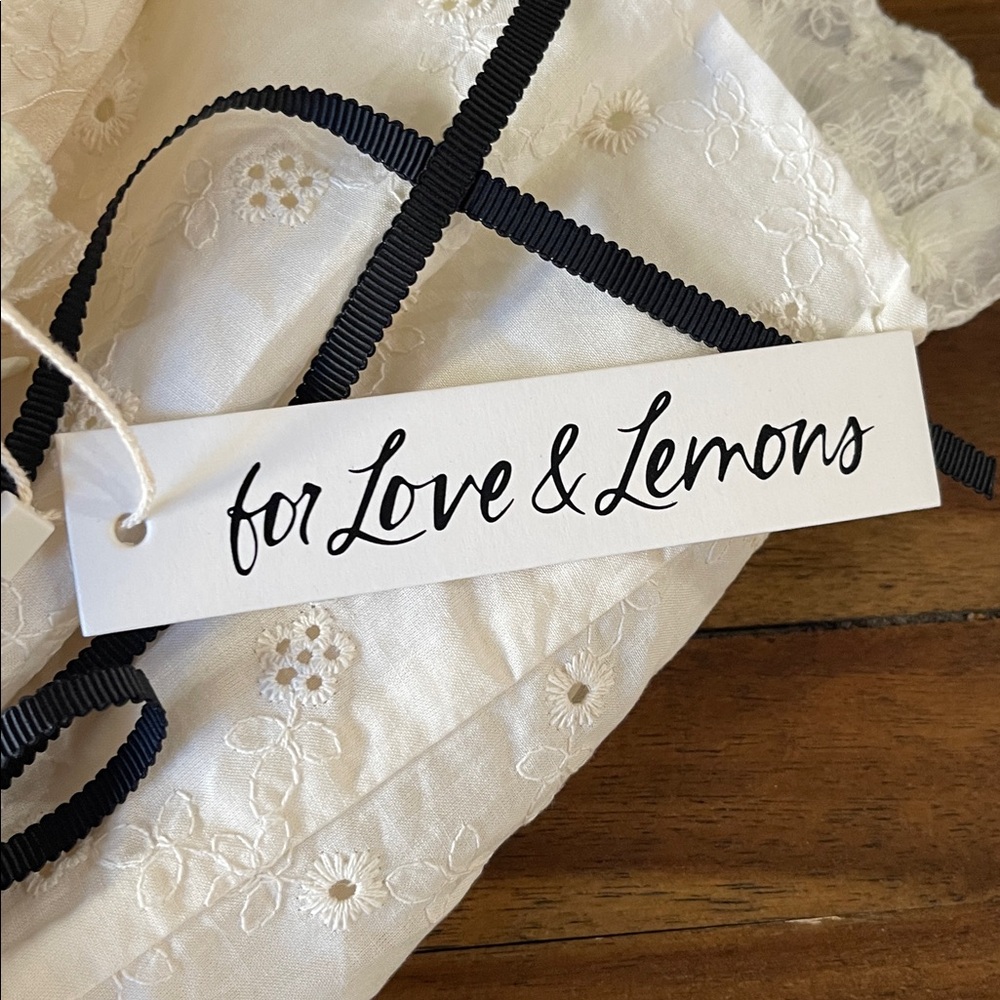 For Love And Lemons Sora eyelet mini dress medium - Picture 8 of 8